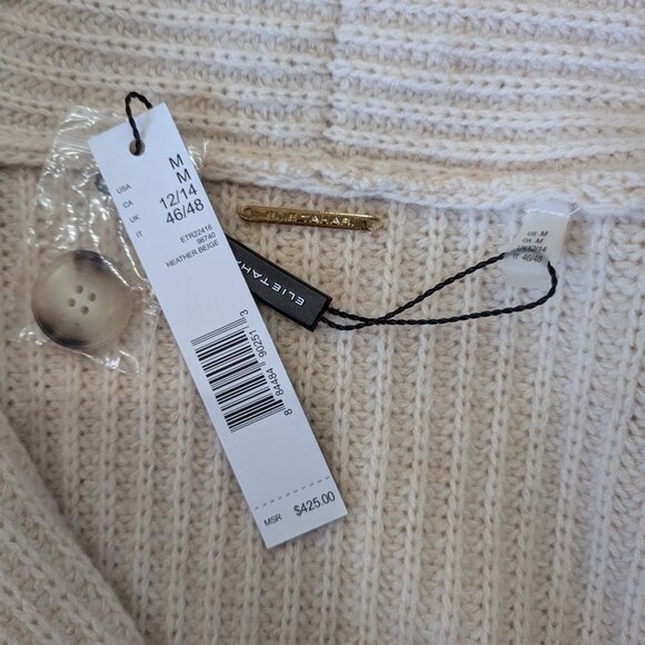 Elie Tahari Cashmere Cardigan Sweater NWT - Picture 4 of 7